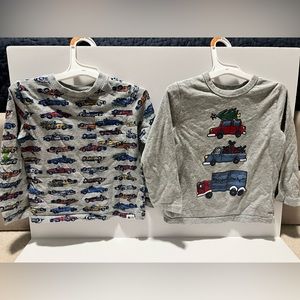 2 Baby Gap 3t long sleeve shirts
